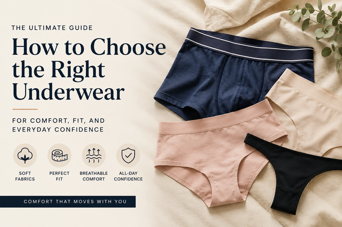 How to Choose the Right Underwear for Comfort, Fit, and Everyday Confidence