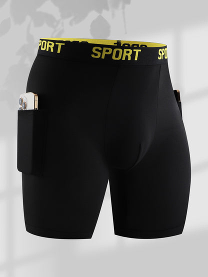 NEW [5 Pack] Men's Dual Pocket Boxer Briefs - Built for Active Life | Todetana