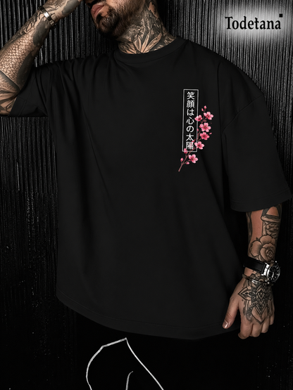 Men's Japanese Koi Fish Katana Graphic T-Shirt - Bold Asian Art Tee | Todetana
