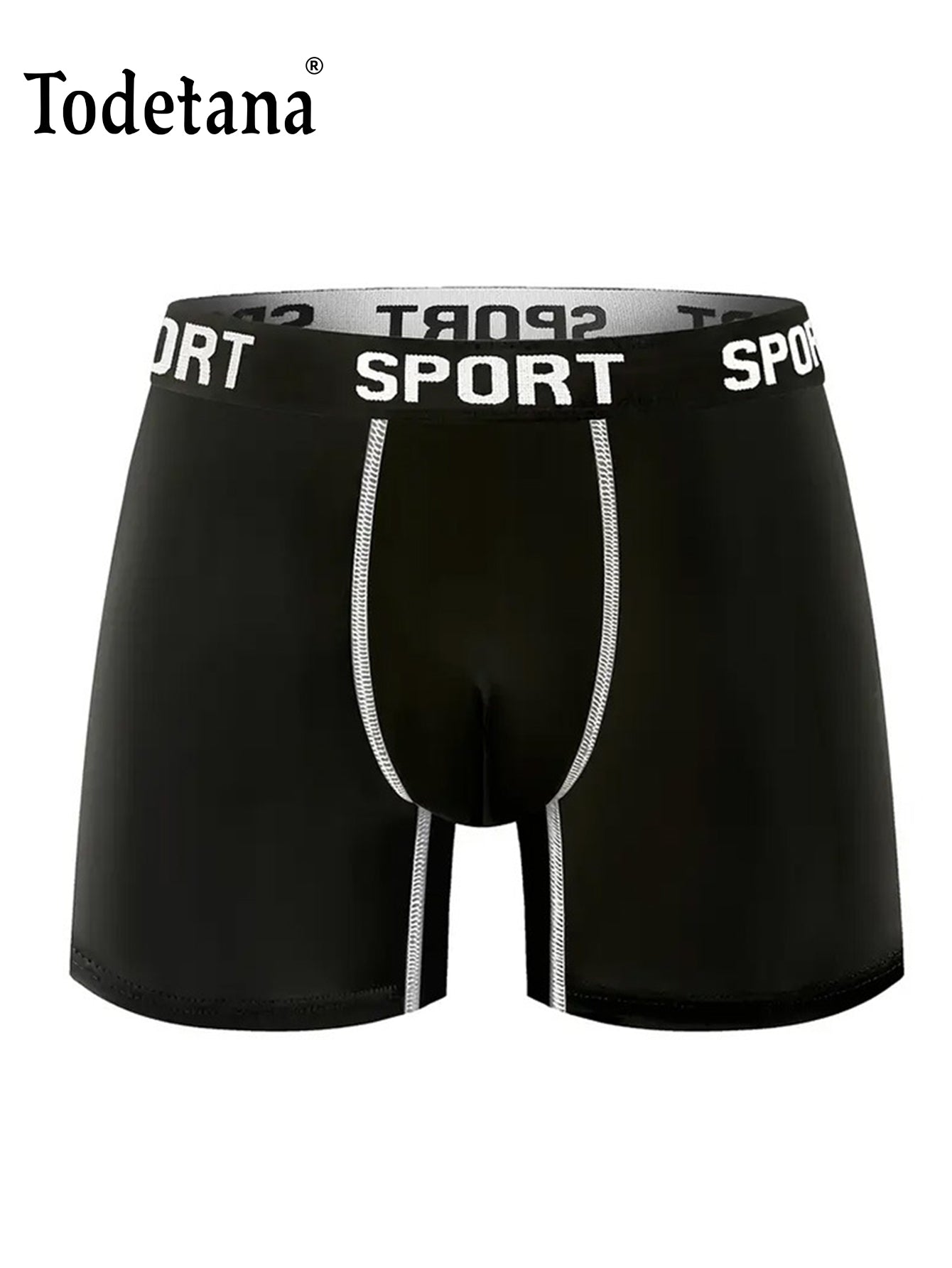[5 Pack] Men's Sports Boxer Briefs - Moisture Wicking Athletic Underwear | Todetana