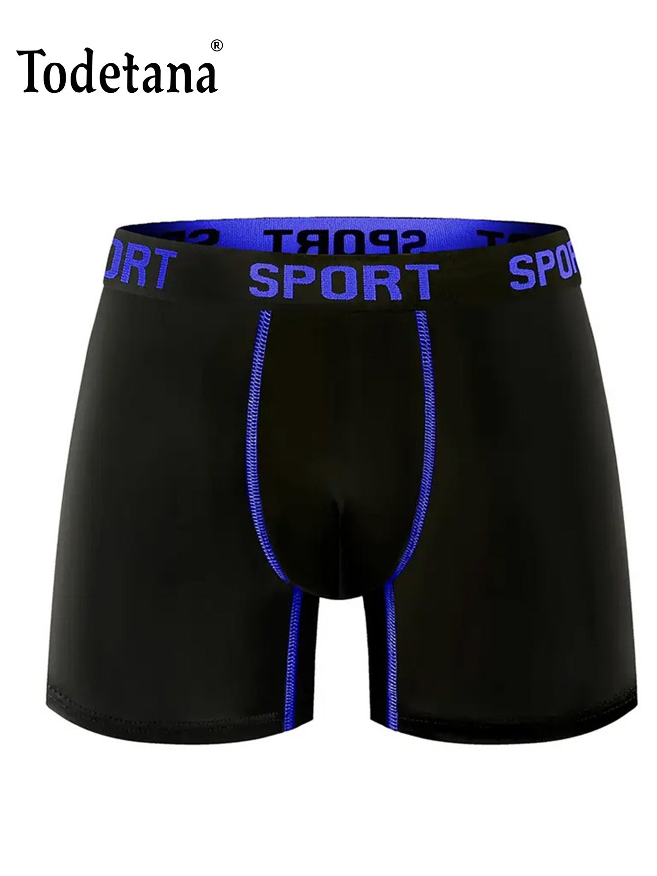 [5 Pack] Men's Sports Boxer Briefs - Moisture Wicking Athletic Underwear | Todetana