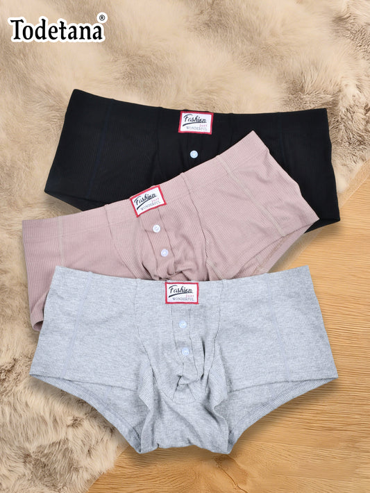 [3 Pack] Men's Silky-Soft Trunk Underwear - Soft Everyday Trunks | Todetana