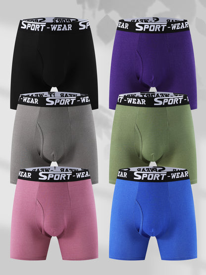 [6 Pack] Men's Athletic Boxer Briefs - Stay Cool, Move Free | Todetana
