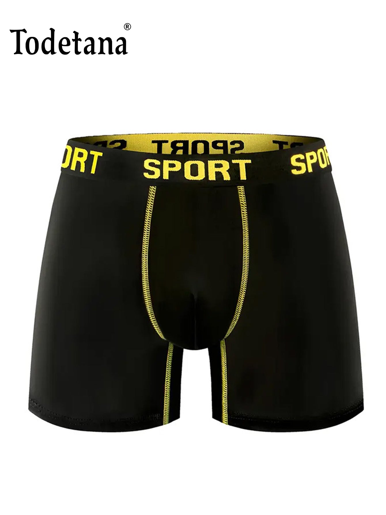 [5 Pack] Men's Sports Boxer Briefs - Moisture Wicking Athletic Underwear | Todetana