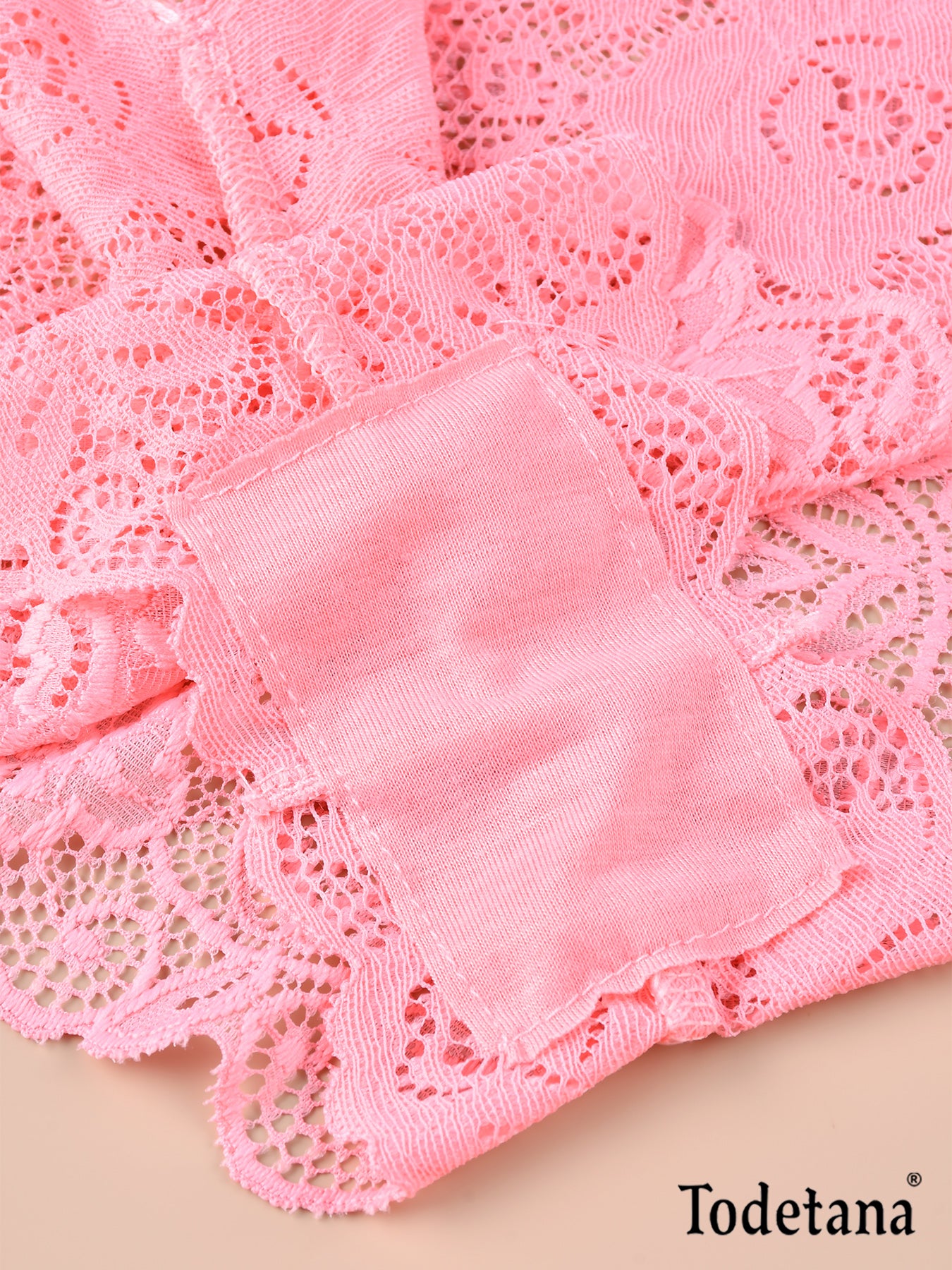 [6 Pack] Women's Lace Boyshort Underwear - Soft & Comfortable | Todetana